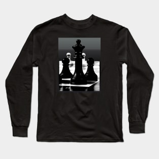 Chess pieces Game Board Long Sleeve T-Shirt